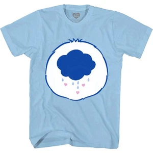 Care Bears Grumpy Bear Belly Badge Costume T-Shirt - Picture 1 of 7