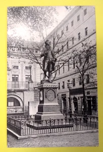 AK Leipzig - Goethe - Denkmal, 1907 frankiert & gelaufen - Bild 1 von 2