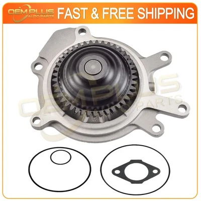 Engine Water Pump W/Gasket For 2006-14 Chevrolet Express Silverado 2500 HD 6.6L - Image 1 of 4