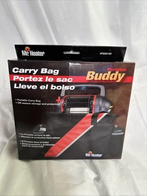 Mr. Heater F232149 Portable Buddy Carry Bag 9BX 9B Black Red Gear New In box - Image 1 of 4