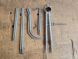 Brown and Sharpe Interchangable Dividers Engineering Layout Measuring Tools - Picture 1 of 19