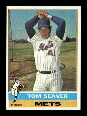 1976 年 Topps 套装 Break #600 Tom Seaver 近乎完好/MT 或 NICER *BNCARDS* — 第 1/2 张图片