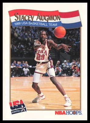 1991-92 Hoops #566 Stacey Augmon 美国篮球卡 — 第 1/2 张图片