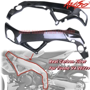 Protector de carenado de panel de cubierta de marco lateral de fibra de carbono 3K para Tuono V4 2021-2025 - Imagen 1 de 11