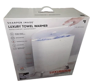 Neu Sharper Image Handtuchwärmer Rapid Heat weiß - Bild 1 von 3