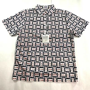 Leon Levin Damen Poloshirt kurzärmelig Größe Medium Candy Cane Golf - Bild 1 von 6