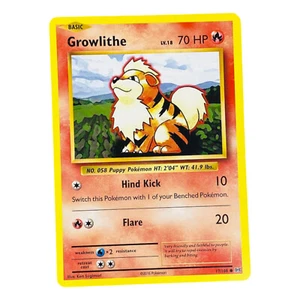 GROWLITHE 2016 POKEMON XY EVOLUTIONS COMMON A 17/108 - Picture 1 of 2