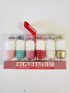 Juego de esmalte de uñas y brillo de diseño tricostal (6) piezas NET 1,22 FL OZ - Imagen 1 de 4