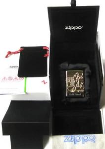 ZIPPO ZUVOR GESAMMELT nicht benutzt vergoldetes Feuerzeug Windy 360 Design #0845 - Bild 1 von 9