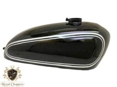 APTO PARA TANQUE DE COMBUSTIBLE NEGRO NORTON P11 N15 INCOMPARABLE G15 G80CS ACERO SCRAMBLER Foto 1 de 4