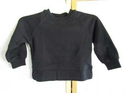 NUEVO CON ETIQUETAS ZARA Pullover Negro Niños Mezcla Poliéster Exterior Sudadera Chaqueta 9-12 meses Foto 1 de 3
