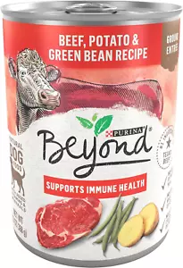 Beef, Potato, and Green Bean Grain Free Wet Dog Food Natural Pate with Added Vit - Picture 1 of 11
