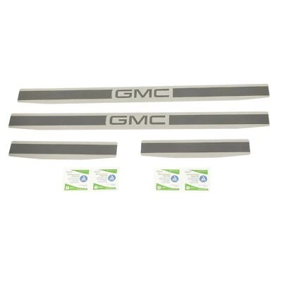 OEM NEW 2016-2022 GMC Canyon Door Sill Plates Guards Front Rear w/Logo 23232339 - Image 1 of 3
