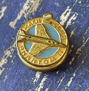 RARE F-4 Phantom II MACH 2 Club Service Lapel Pin Mach Busters USAF USMC US Navy - Bild 1 von 2