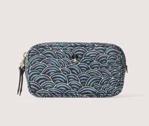 Neu mit Etikett Kate Spade Taylor Party Bubbles kleine Kosmetiktasche PWRU7838 Kiefernwald - Bild 1 von 2