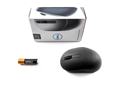 Dell Mobile Wireless Mouse MS3320W Black Bluetooth Y88MW 570-ABHK NR - Image 1 of 4