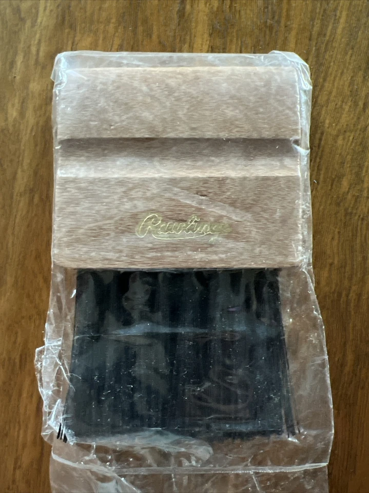 CEPILLO BASE ORIGINAL RAWLINGS ÁRBITRO DE BÉISBOL 5 PULGADAS CON MANGO DE MADERA NUEVO Foto 1 de 4