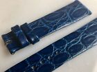 18mm Wittnauer Men's Blue Leather Strap / Band  SHORT SIZE