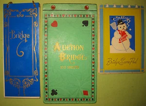 Antike Brücke Notenblöcke Zählblätter Konvolut 3 Stück - Bild 1 von 12