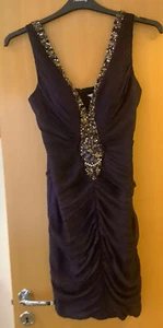 Saquie Embellished Dress Size Uk 6 - Picture 1 of 9