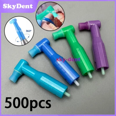 500 dental disposable prophy angles Soft cup Latex Free Top Top Quality 4 Colors - Image 1 of 4