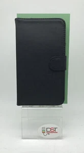 Cover Case Libretto per Samsung Galaxy Mega 6.3 I9200 Pelle sintetica Nera - Foto 1 di 4