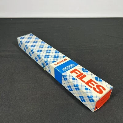 New Old Stock Case of 7 Lenox 10" Round Smooth File 250mm Made in USA - Image 1 of 4