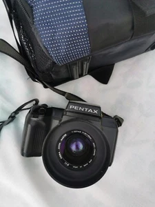 Pentax SF7 35mm SLR Film Black Camera Sigma Lens 70 MM With Bag Without Battery - Picture 1 of 12
