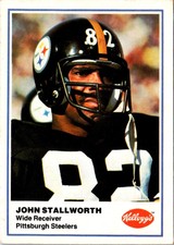 1982 Kellogg's John Stallworth #NNO Pittsburgh Steelers