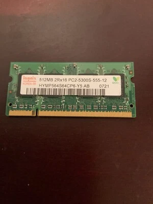 PC2-5300S-555-12 Hynix 512 MB 2Rx16 Memory Cards - Image 1 of 2