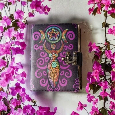 Vintage Leather Journal Deckle Edge Paper Handmade Leather bound Journal - Image 1 of 4