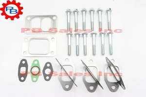 Exhaust manifold Zinc Plated  Bolts, Gaskets,Kit for Dodge Cummins 5.9,12V 89-98 - Picture 1 of 6
