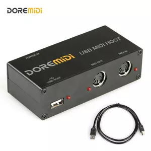 DOREMiDi USB MIDI Host Box MIDI Host USB to MIDI Converter - Picture 1 of 12