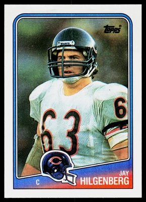 Jay Hilgenberg, 1988 Topps, #77, Chicago Bears, - Image 1 of 2