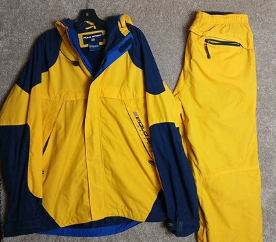 Vintage Polo Sport Ralph Lauren Windbreaker Spell Out Tracksuit Set w/ Pants XL - Image 1 of 4