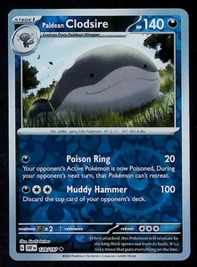 SV03: Obsidian Flames Paldean Clodsire Reverse Holo #128/197 - Picture 1 of 1