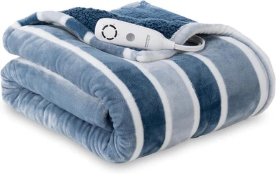 Berkshire Blanket Electric Heated Throw Cozy Warm Electric Blanket Auto Shut Off - Image 1 of 4