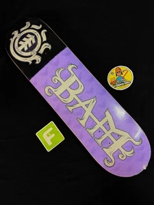 Cubierta de skate Bam Margera 2018 Element 25 aniversario púrpura HIM súper rara - Imagen 1 de 9