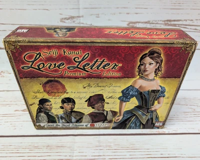 Love Letter Premium Edition Board Game OOP AEG 2016 Seiji Kanai Complete - Image 1 of 4