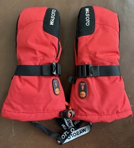 Wasoto - Beheizbare Handschuhe Fäustlinge für Kinder - ROT - Größe: SMALL - Neu Open Box - Bild 1 von 6