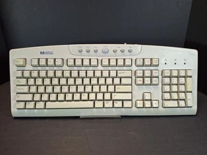 Vintage Hewlett Packard Keyboard 5129 PS/2 5183-7399 - Picture 1 of 8