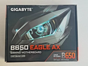 GIGABYTE B650 Eagle AX AM5 LGA 1718 AMD B650 ATX, DDR5 Triple M.2 Motherboard - Picture 1 of 5