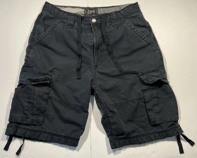 Pantalones Cortos CSG Para Hombre Bolsillos Carga Talla 34 Algodón Ropa de Trabajo Viajes al Aire Libre Negros Foto 1 de 4