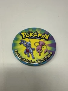 Pokemon La Primera Película Vintage Pin Coleccionable Publicidad Botón 1999 Vintage - Imagen 1 de 6