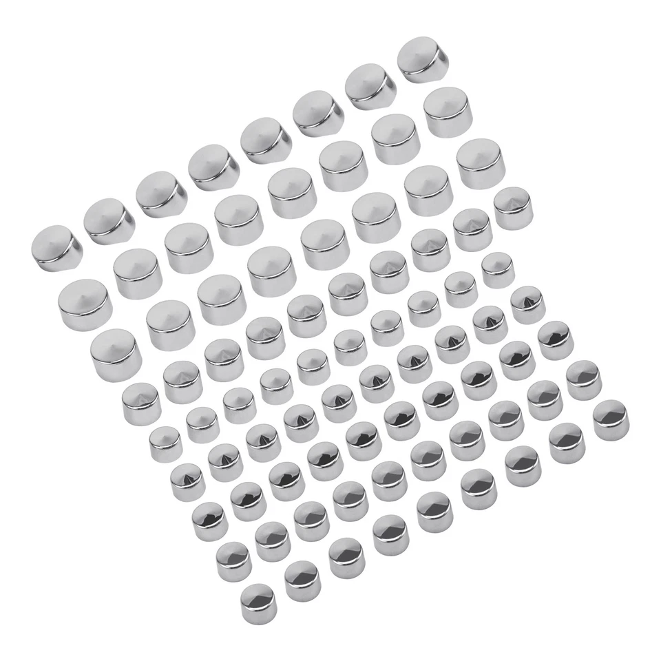 Kit de tapa de perno completo de motor cromado 83 piezas apto para Harley Davidson Twin Cam Evo Foto 1 de 4