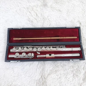 YAMAHA YFL-351 Flute E Mechanism Pointed Key Arms Used With Hard Case - Picture 1 of 12