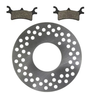 Rear Disc Brake Rotor & Brake Pads 2005-2012 fits Polaris Scrambler 500 4x4 - Picture 1 of 1