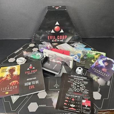 Evil Corp Board Game 2020 Billionaires Club Edition Newbie Games KS Complete - Image 1 of 4