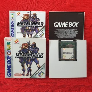Game Boy Color METAL GEAR SOLID Boxed & Manual Authentic GameBoy PAL REGION FREE - Picture 1 of 15