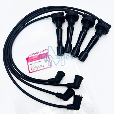 4x Spark Plug Wire Set OEM For 1997-2000 Honda Civic EX-R L4 1.6L 32722-P07-000 Foto 1 de 4